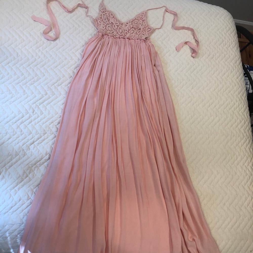 Boutique baby pink dress